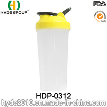 2017 botella libre de la sacudidora del polvo de los PP de BPA, botella plástica de la sacudida de la proteína (HDP-0312)